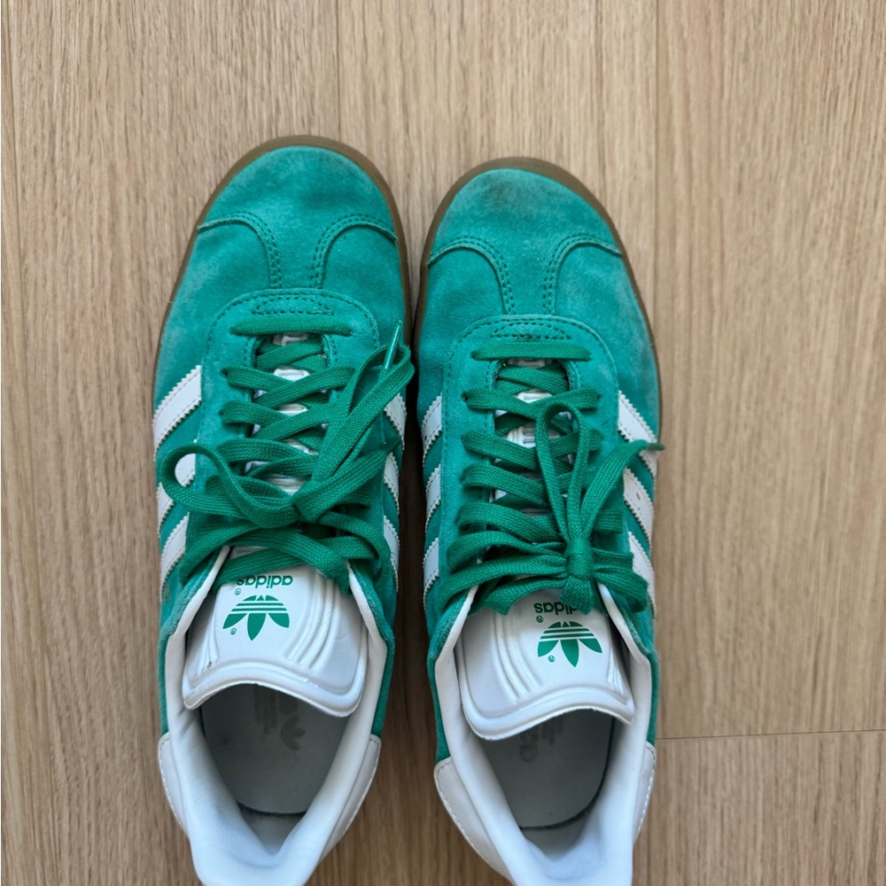 adidas Green and White Women's Sneakers